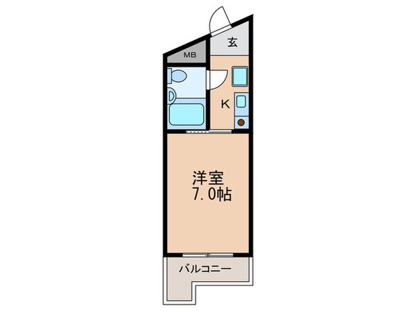 パレスフォー塚本の物件間取画像